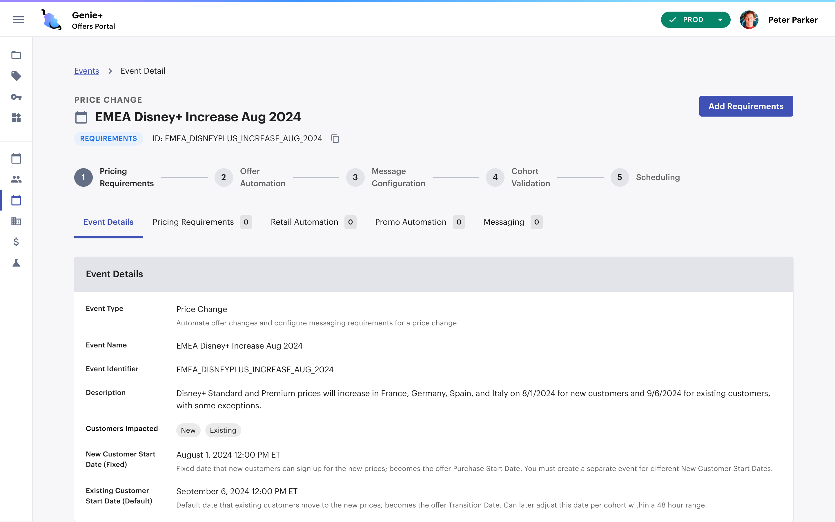 Genie+ offer management platform